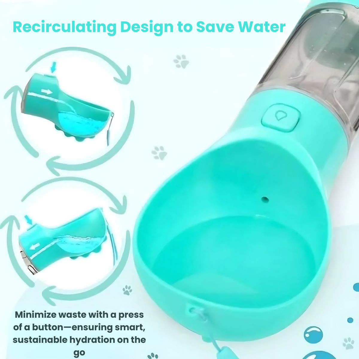 All-In-One Doggie Travel Bottle