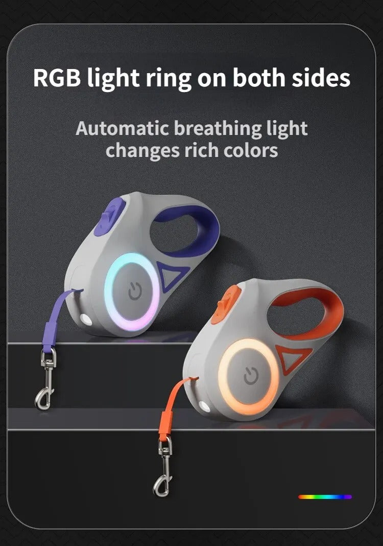 Retractable LED Dog Leash