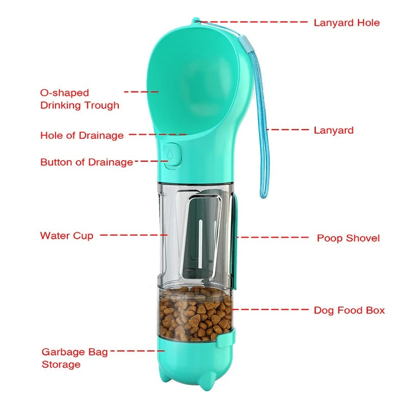 All-In-One Doggie Travel Bottle