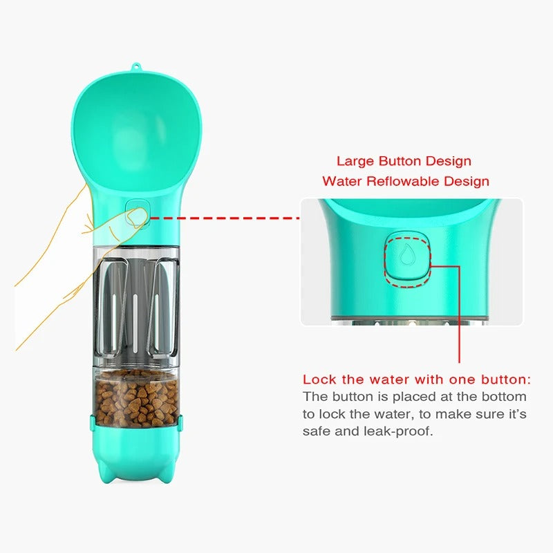 All-In-One Doggie Travel Bottle