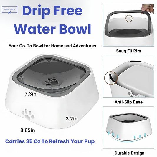 Drip Free Water Bowl